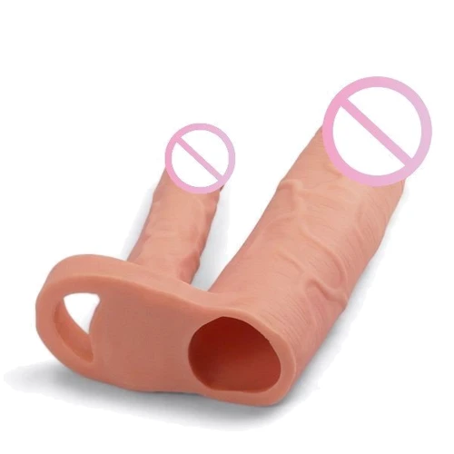 Насадка LoveToy Pleasure X-Tender Double Penis Sleeve Flesh Add 2": Наличие вибрации Нет