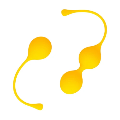 Вагинальные шарики Loveline Yellow: Наличие вибрации Нет