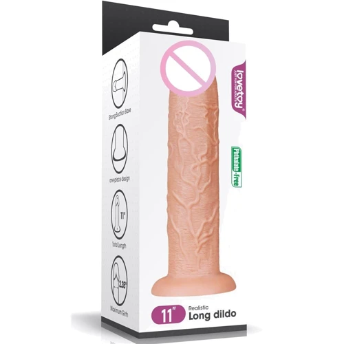 Фаллоимитатор LoveToy Realistic Long Dildo Flesh 11": Назначение Вагинальные