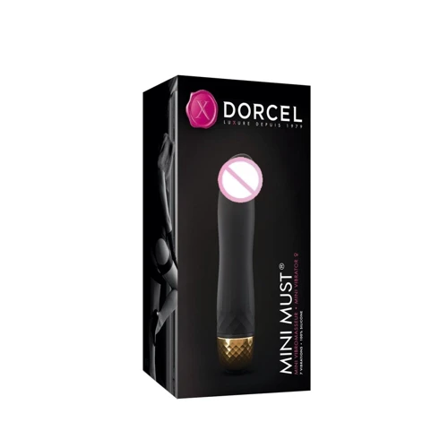 Вибратор Dorcel Mini Must Gold: Тип и форма В виде члена