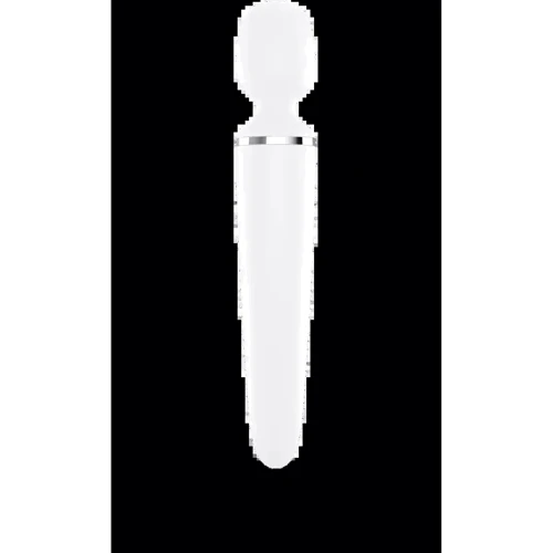 Вибромассажер Satisfyer Wand-er Woman (White/Chrome): Тип и форма Вибромассажер