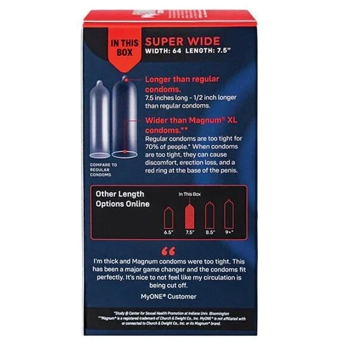 Презервативи MyONE Super Wide 10 шт: Текстура Гладкие