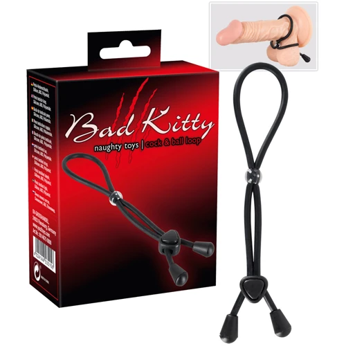 Эрекционная петля Orion Bad Kitty Cock And Ball Loop: Цвет черный