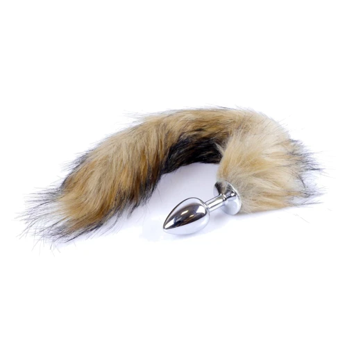 Анальная пробка с коричневым хвостиком Boss Series Fox Tail XL: Для кого Унисекс