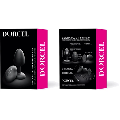Анальная вибропробка Dorcel Geisha Plug Infinite M: Особенности Водонепроницаемые