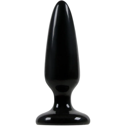 Анальна пробка Pleasure Plug Small, 10x3.5 см, чорний: Тип Анальні пробки