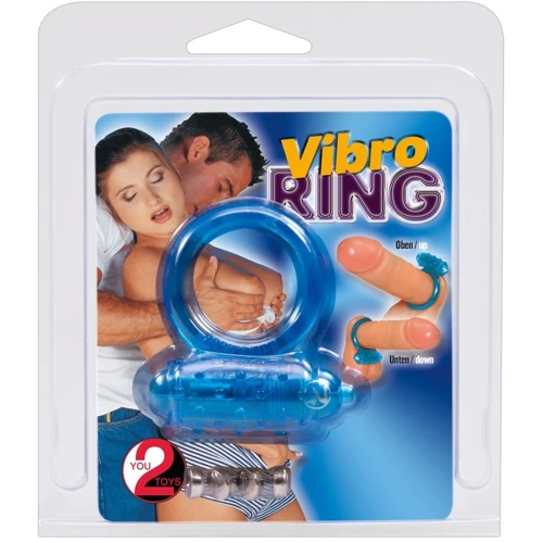 Эрекционное кольцо Orion - Vibro Ring Blue: Цвет синий