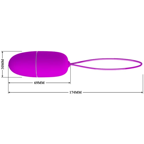Виброяйцо Pretty Love Selkie Wireless Egg Purple фото 7