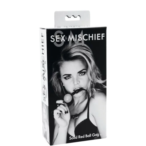 Кляп с шариком Sex And Mischief - Solid Red Ball Gag: Производитель Sex & Mischief