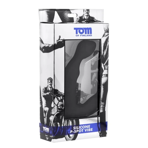 Массажер простаты Tom of Finland Silicone P-Spot Vibe, 12x3 см фото 5