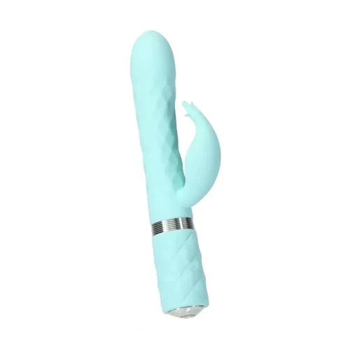 Роскошный вибратор Pillow Talk Lively Teal с кристаллом Сваровски для точки G фото 10