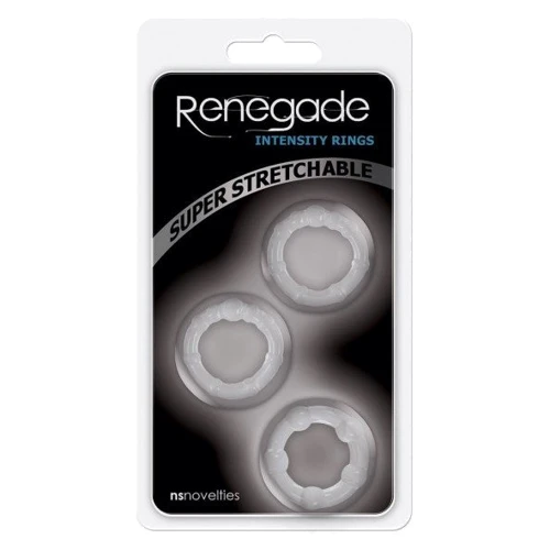 Набор эрекционных колец Ns Novelties Renegade Intensity Rings (прозрачный): Производитель Ns Novelties