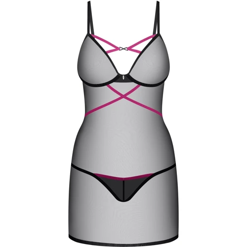 Пеньюар Obsessive Novenes chemise & thong XS/S: Вид Пеньюары