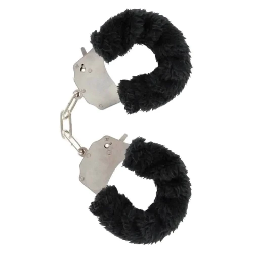 Наручники California Exotic Novelties Furry Cuffs (чёрные)