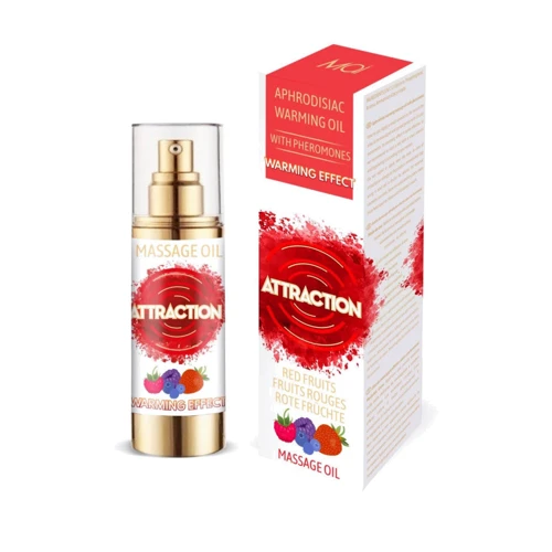 Розігріває масажне масло з феромонами MAI PHEROMON MASSAGE OIL - RED FRUITS (75 мл)