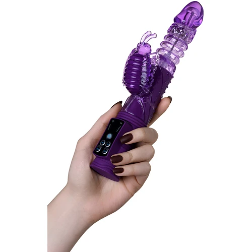 Вібратор із кліторальним стимулятором A-Toys High-Tech Fantasy: Тип і форма Хай тек