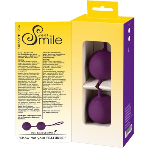Вагинальные шарики Orion Smile XXL Balls Purple: Наличие вибрации Нет