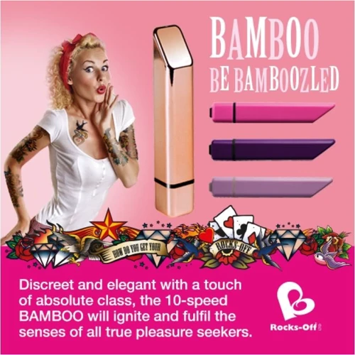 Вібратор Rocks Off Bamboo Sun Burst: Тип управління кнопкове