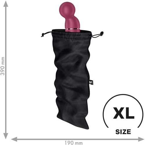 Мішечок для зберігання іграшок Satisfyer Treasure Bag XL Black фото 2