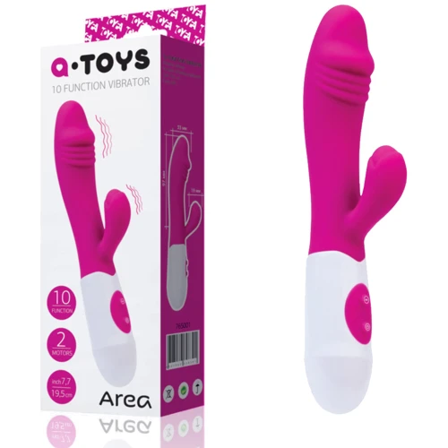 Вибратор с клиторальным стимулятором Toyfa A-Toys Area: Для кого Для женщин