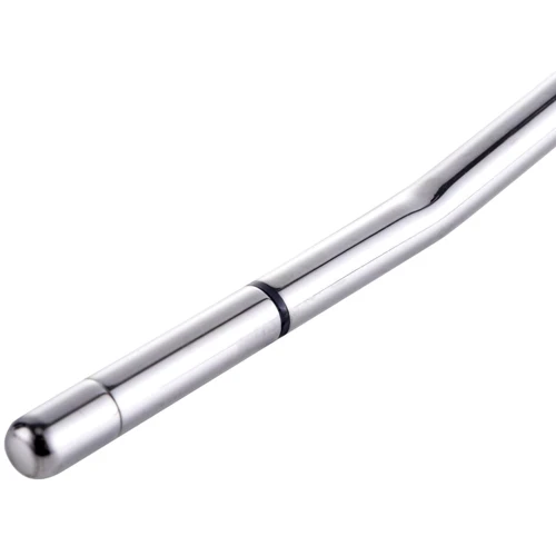 Уретральный зонд LOCKINK Sevanda Vibrating & E-stim Metal Urethral Sounding - White фото 8