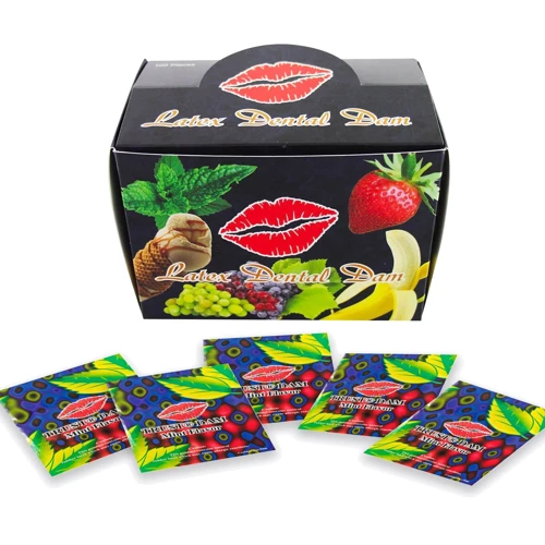 Набір серветок латексних Trust Latex Dental Dams Mint 100 шт