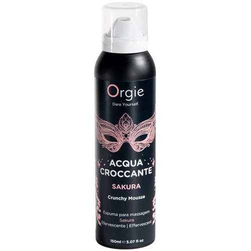 Масажна пінка Orgie – Acqua Croccante Sakura (150 мл), ефект бульбашок, що лопаються
