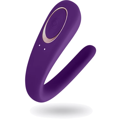 Вибромассажер для пар Satisfyer Double Classic: Тип управления Кнопочное