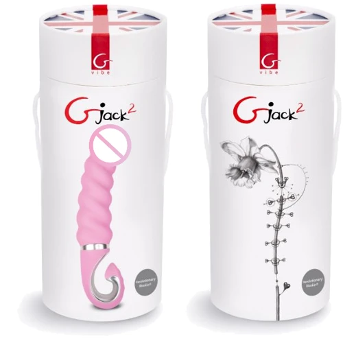 Анатомический вибромассажер Gjack2 - Gvibe (Англия), розовый: Назначение Вагинальные