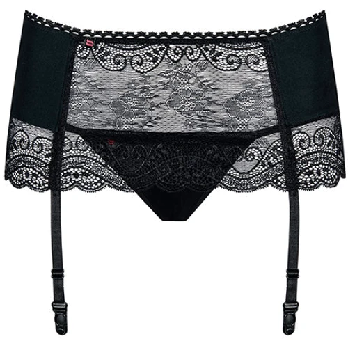 Пояс со стрингами Obsessive Miamor, S/M: Материал Полиамид