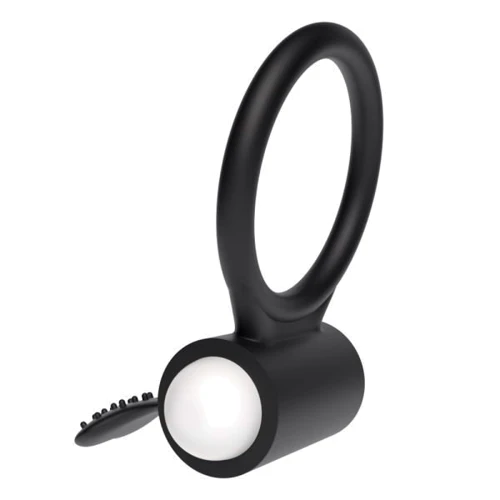 Эрекционное виброкольцо LoveToy Power Clit Cockring, Black фото 4
