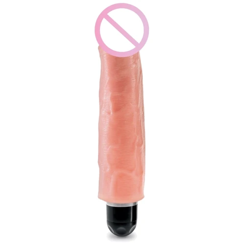 Вибромассажер King Cock 7 Vibr Stiffy Flesh 21.6x4.4 см