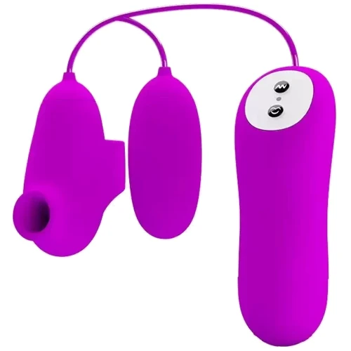 Вакуумний стимулятор з віброяйцем PRETTY LOVE - SUCTION & VIBRO-BULLETS, BI-014925 фото 7
