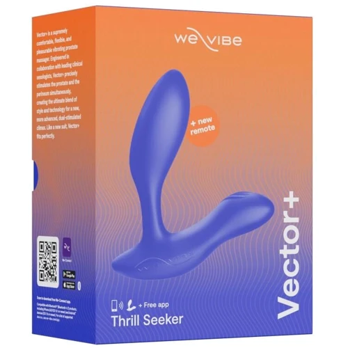 Смарт-вібромасажер простати We-Vibe Vector+ Royal Blue фото 7
