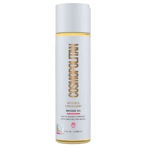 Съедобное массажное масло Cosmopolitan Kissable Strawberry Massage Oil, 120 мл