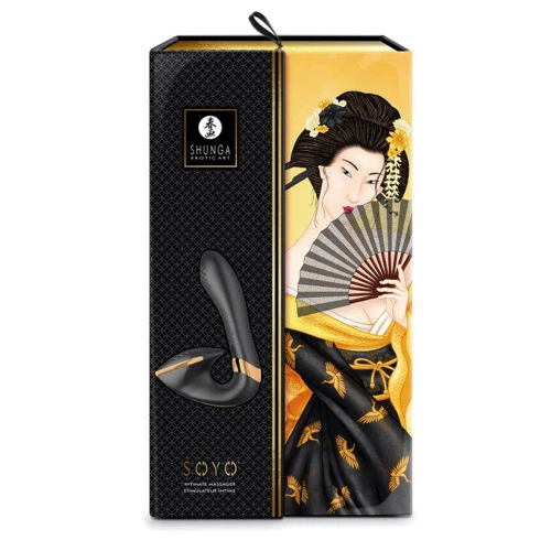 Вібратор Shunga - Soyo Intimate Massager Black: Тип і форма Вібромасажер
