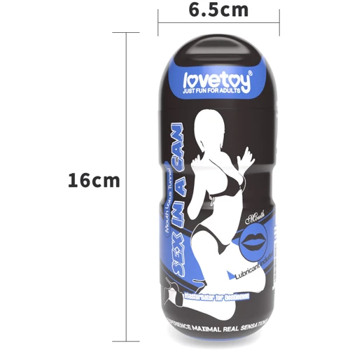 Мастурбатор LoveToy Sex In A Can Mouth Lotus Tunnel Vibrating: Для кого Для мужчин