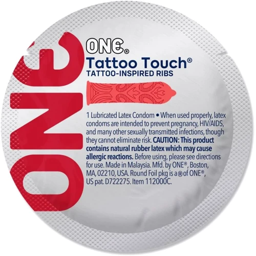 Набор презервативов ONE Tattoo Touch, 100 шт: Назначение Вагинальные