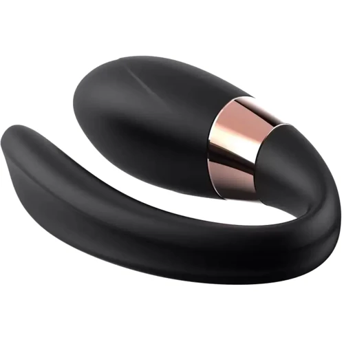 Вібромасажер для пар з пультом дистанційного керування - Boss Series V-Vibe Black USB 7 Function, BS6200003: Тип і форма Вібромасажер