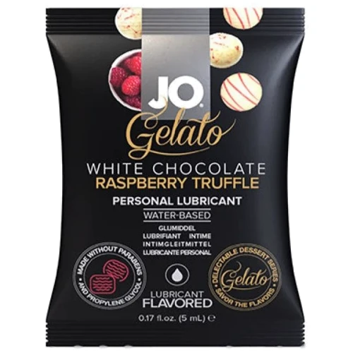 Пробник лубриканта System Jo Gelato White Chocolate Raspberry, 5 мл