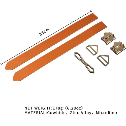 Наручники LOCKINK Wristcuffs/Anklecuffs Brown Set: Колір коричневый