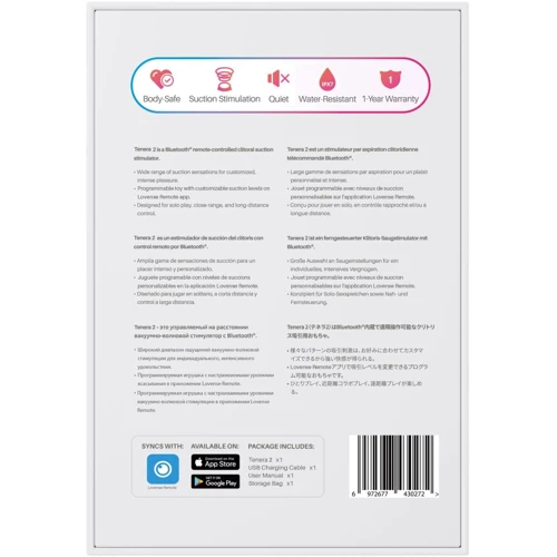 Вакуумный клиторальный стимулятор Lovense Tenera 2 фото 9