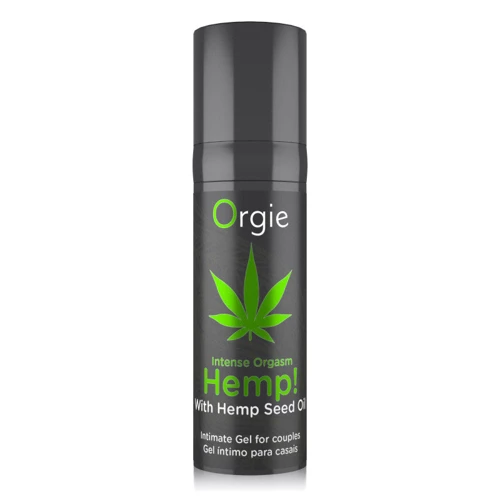 Возбуждающий гель для пар Orgie Hemp! Intense Orgasm, 15 мл, тепло-холод, эффект сильной вибрации: Производитель Orgie
