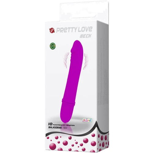 Вибратор Pretty Love Beck Vibrator Purple: Диаметр, см 2.2