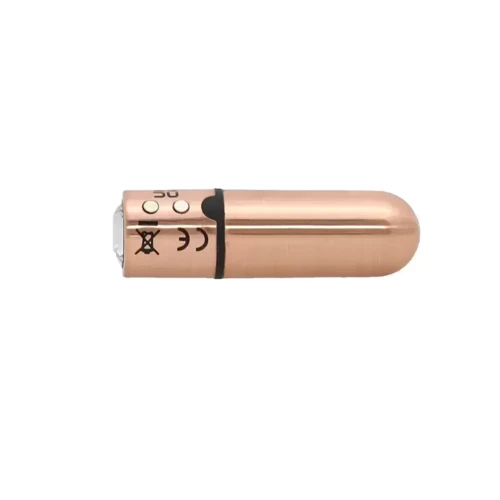 Вібропуля PowerBullet - First-Class Bullet 2.5" з Key Chain Pouch, Rose Gold фото 7