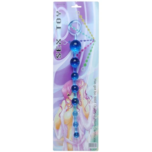 Анальные бусы Jelly Anal Beads BLUE: Для кого Унисекс