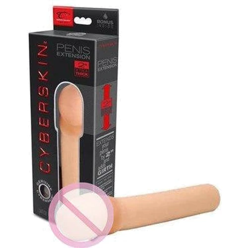 Насадка для увеличения члена CyberSkin 2 Xtra Thick Transformer Penis Extension, +5 см: Для кого Для мужчин