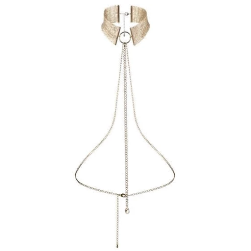 Намисто-комір Bijoux Indiscrets Desir Metallique Collar - Gold