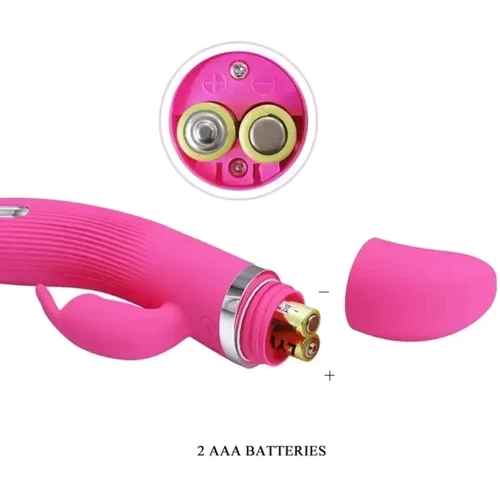 Вібратор з електростимуляцією Pretty Love Ingram Vibrator Purple: Тип і форма Кролик