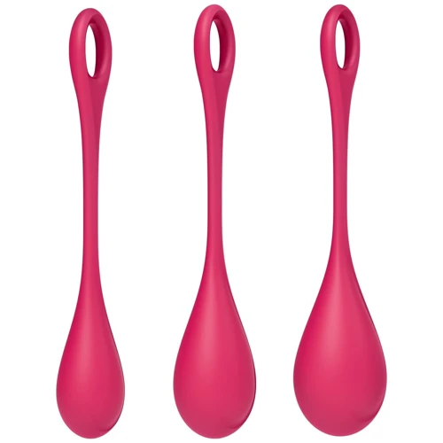 Набір йоні намистин Satisfyer Yoni Power 1 Red: Наявність вібрації  Нет
